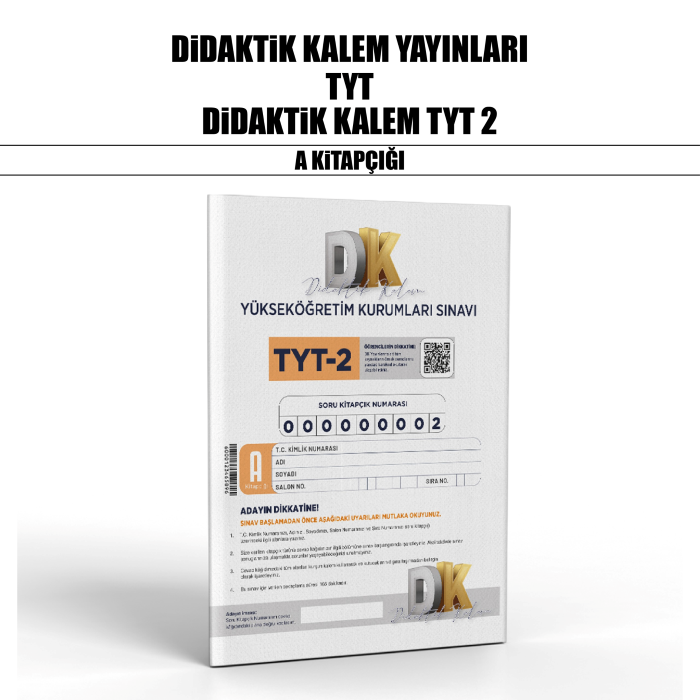 DİDAKTİK KALEM TYT SNV 2-A - 25-26